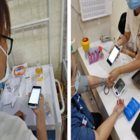 富立葉移動護理PDA深入西安交大二附院進行產品服務！